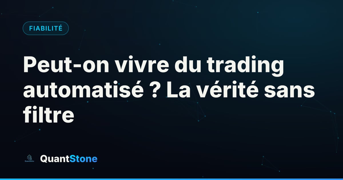 Illustration : Peut-on vivre du trading automatisé ? La vérité sans filtre